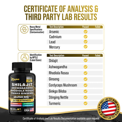 Dynamic Vitality Boost Duo: Sea Moss & Shilajit