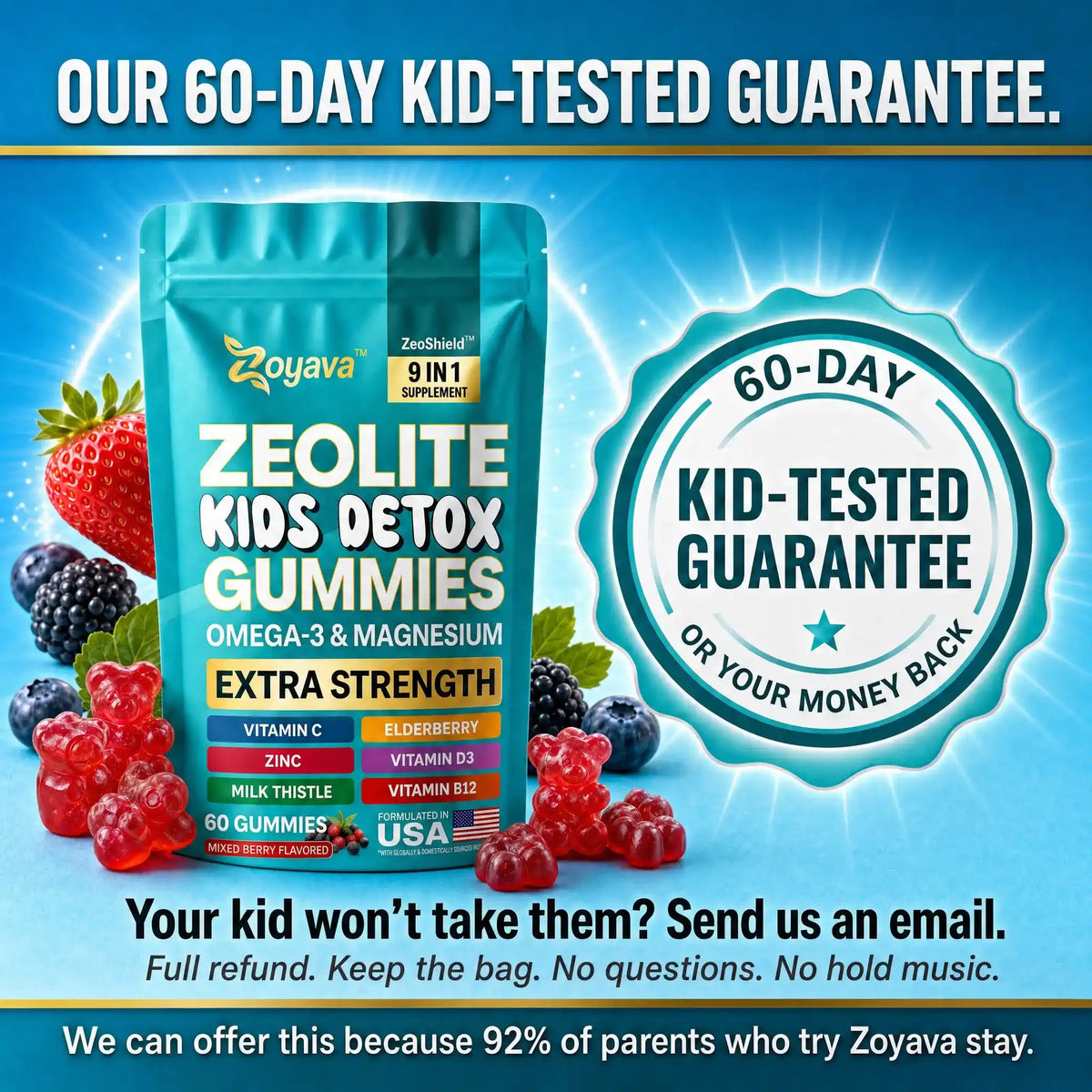 Zoyava ZeoShield™ Kids 9 in 1 Daily Gummies offer v3