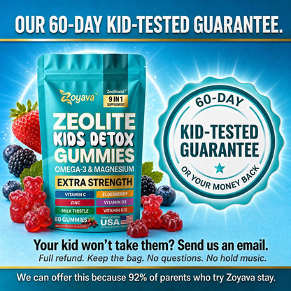 Zoyava ZeoShield™ Kids 9 in 1 Daily Gummies