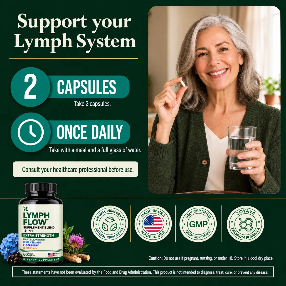 Lymph Flow™ – 13-in-1 Liposomal Lymphatic Wellness Formula