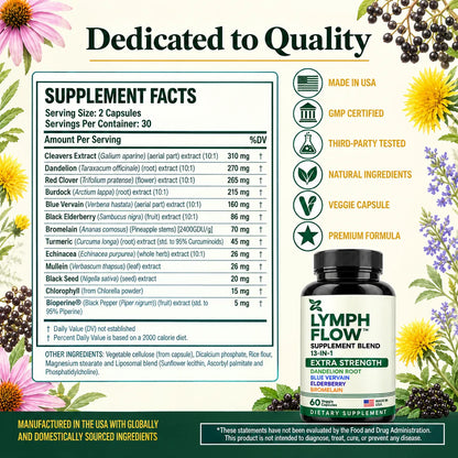 Lymph Flow™ – 13-in-1 Liposomal Lymphatic Wellness Formula