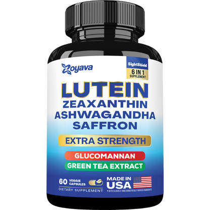 SightShield Advanced Lutein and Zeaxanthin Supplements - 8000 MG Power Blend