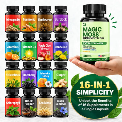 Magic Moss™ – 16-in-1 Irish Sea Moss Wellness Formula