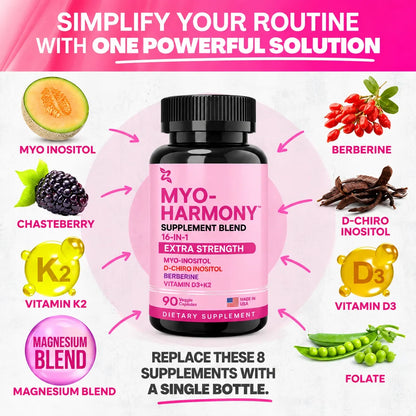Myo-Harmony™ – 16-in-1 Hormone & Metabolic Wellness Formula