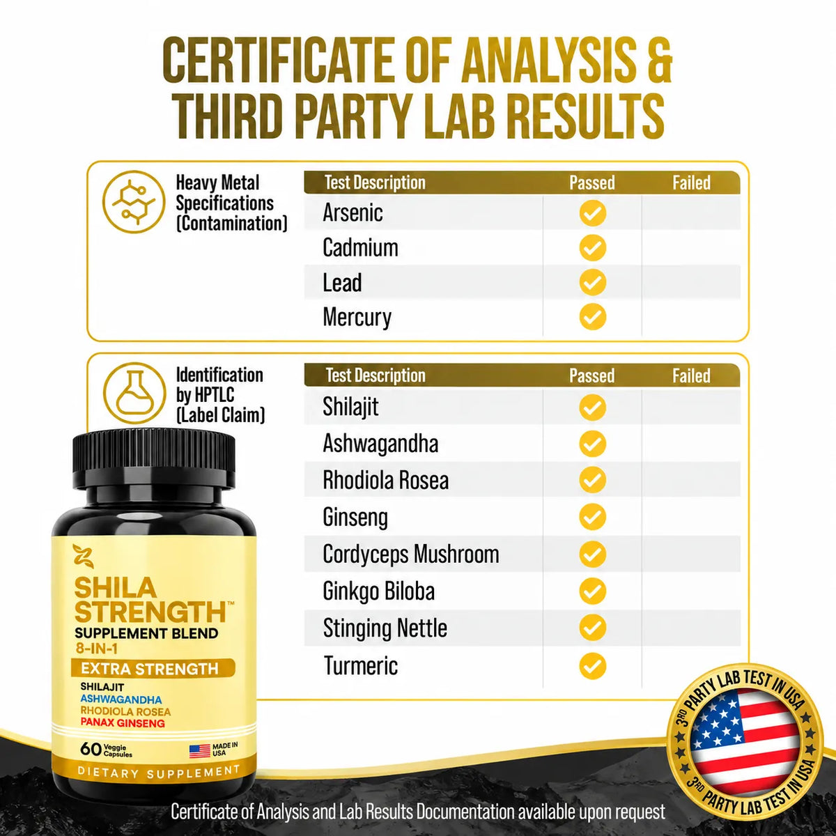 Shila Strength™ – 9000mg 8-in-1 Shilajit Energy & Vitality Formula