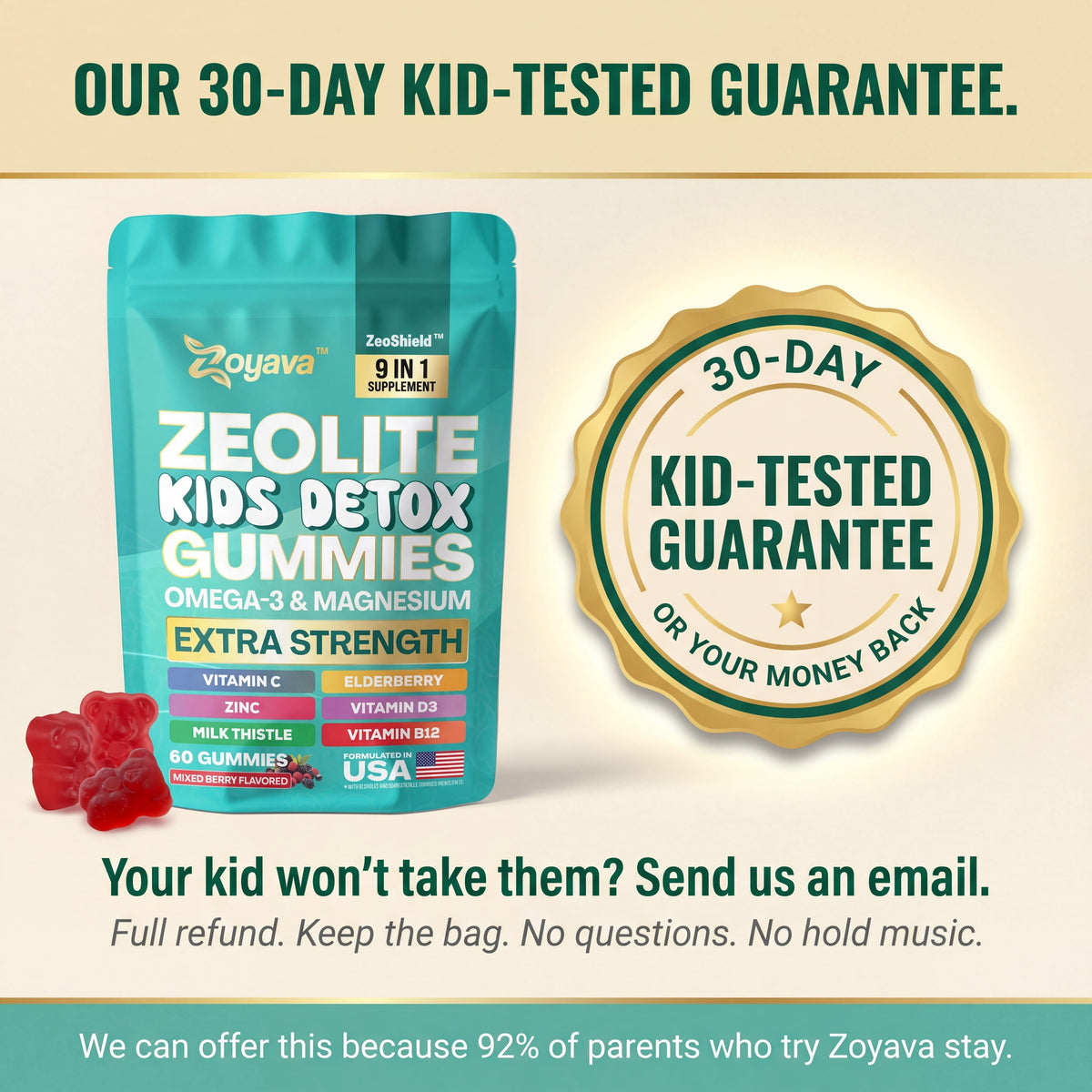 Zoyava ZeoShield™ Kids 9-in-1 Daily Gummy