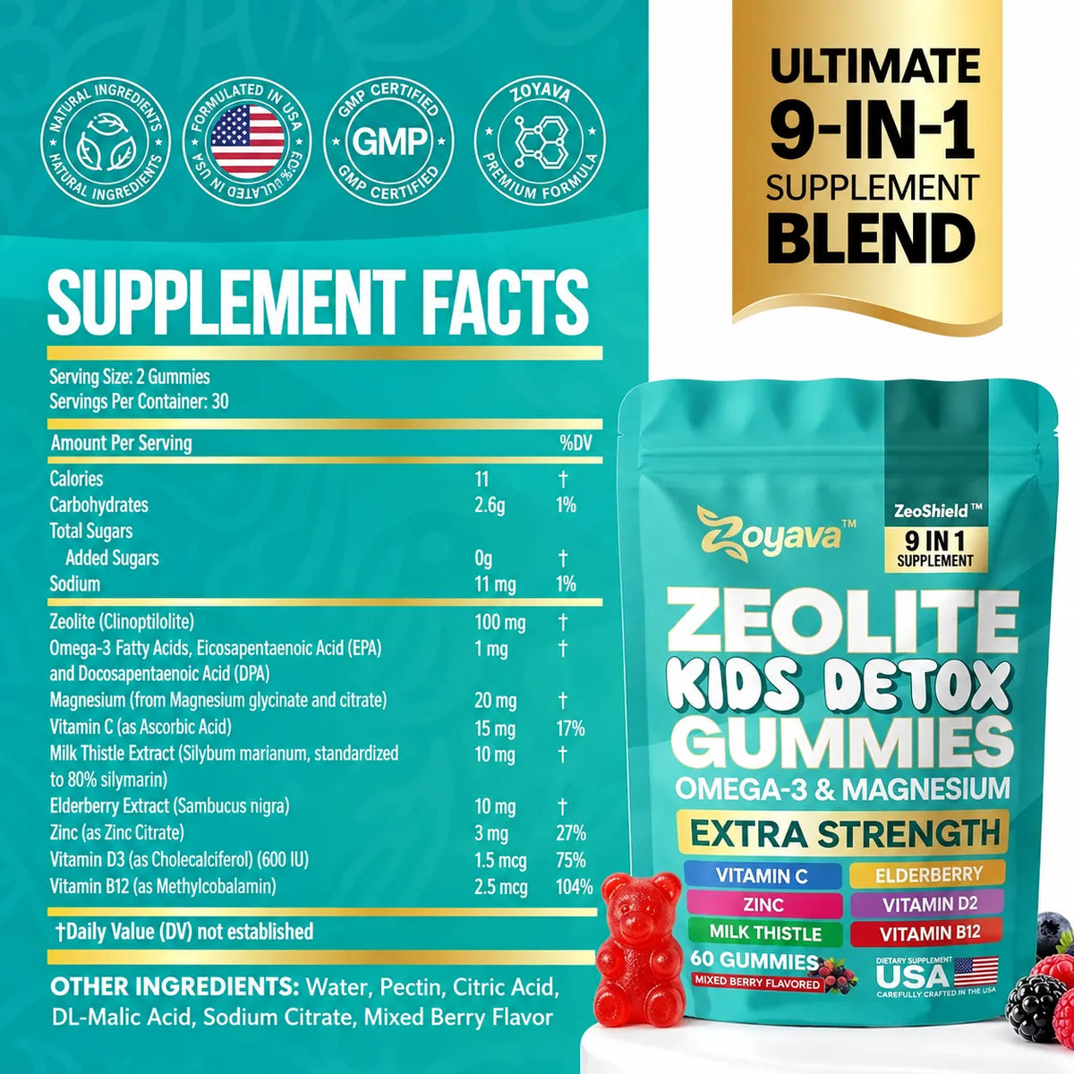 Zeolite Kids Detox Gummies